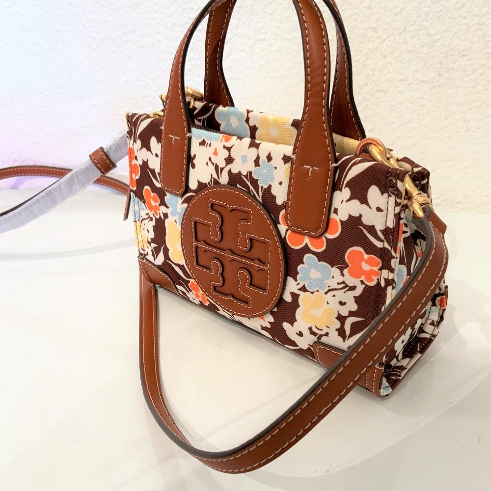 NWT TORY BURCH ELLA PRINTED MICRO REVERIE TOTE - Picture 4 of 7